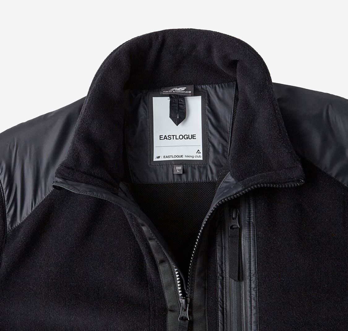 새상품(XL)이스트로그x뉴발란스 후리스 자켓 블랙 상품이미지7