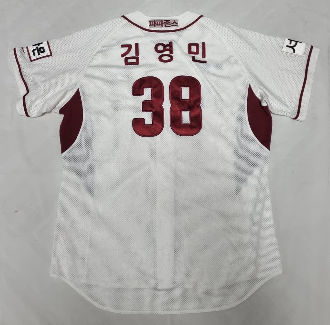 넥센 히어로즈 홈 김영민 실착 유니폼 팝니다  상품이미지2