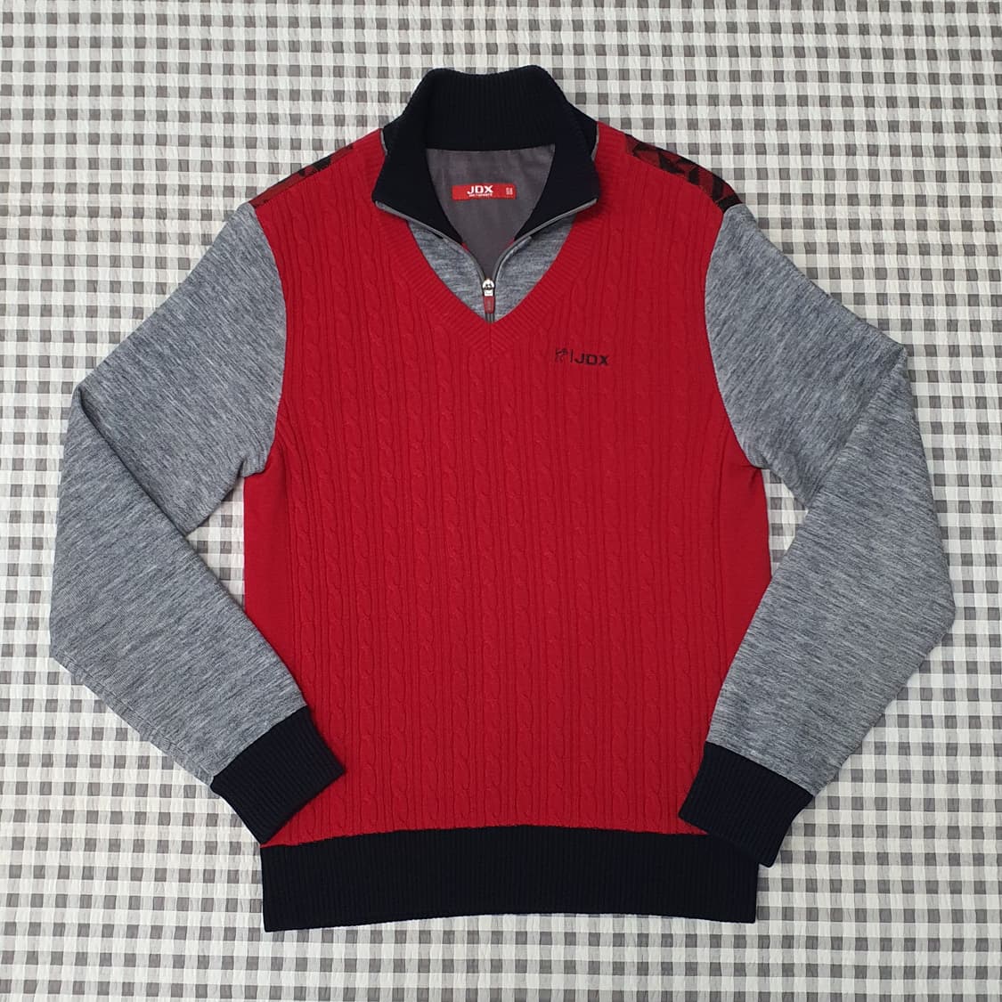 JDX 방풍 반집업 스웨터 남자95 상품이미지1