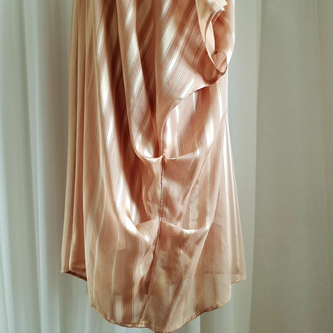 Petit Poudre 금사 드레이핑 셔링 원피스 드레스 (프리) 새상품 상품이미지5