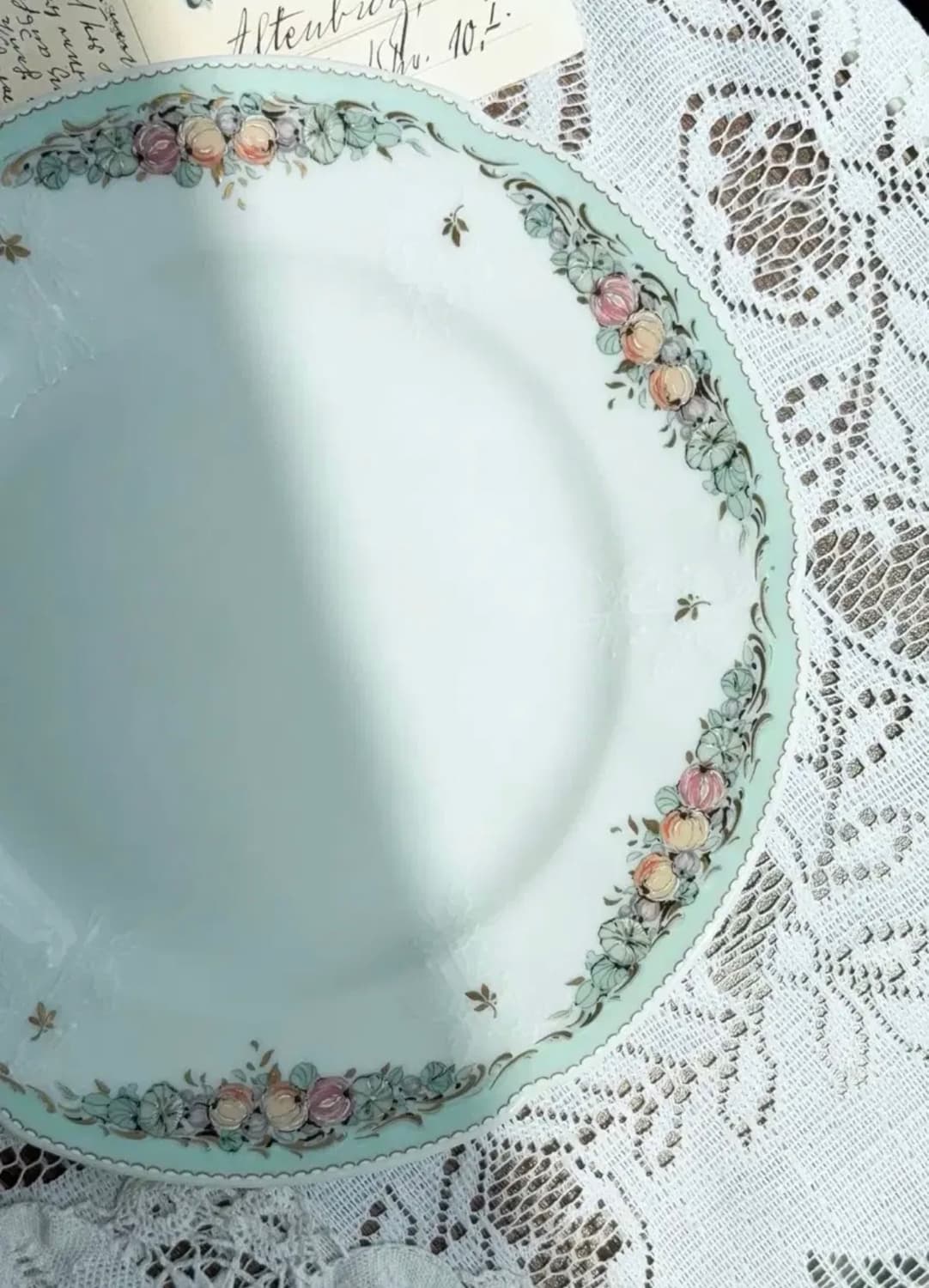 [레어]독일 빈티지 카이저 뒤바리 자르뎅 샐럿 접시 상품이미지2