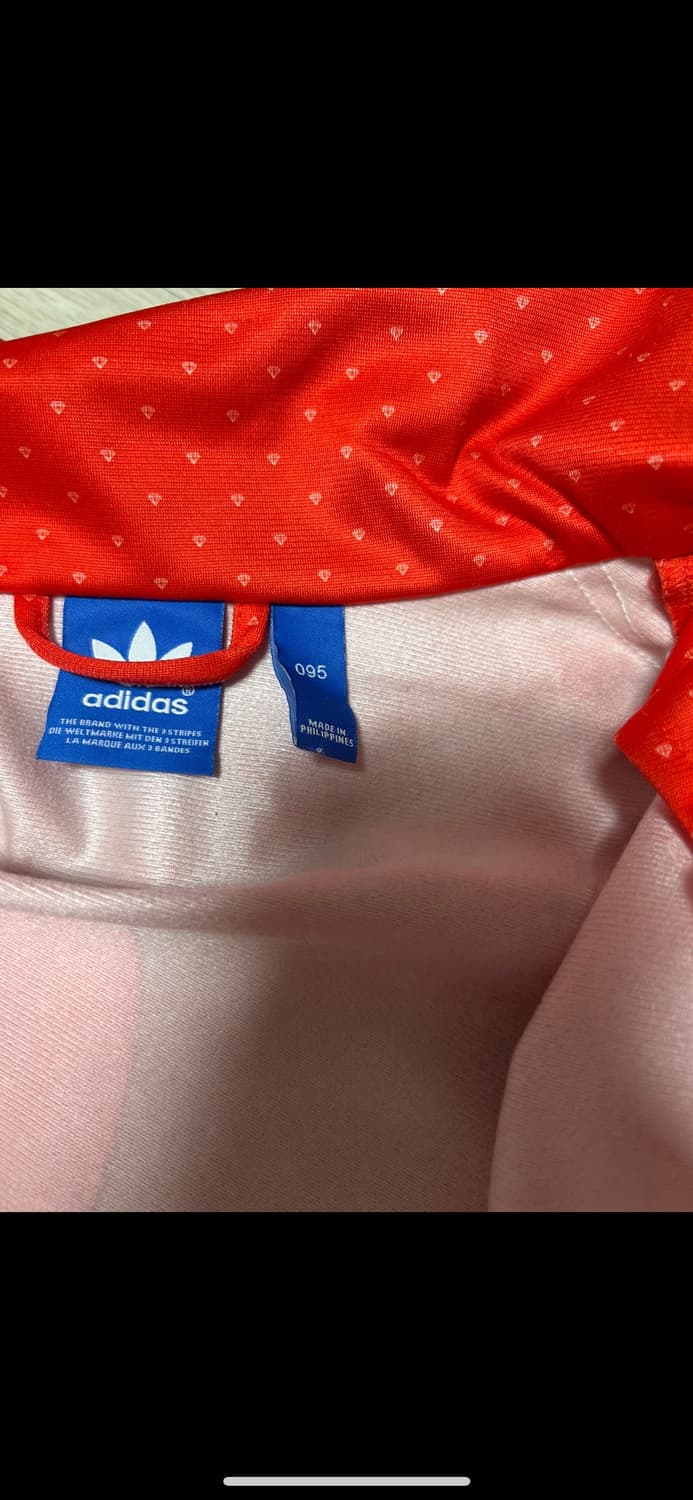 아디다스 산딸기향 레드 져지 (다이아몬드 패턴) 상품이미지7