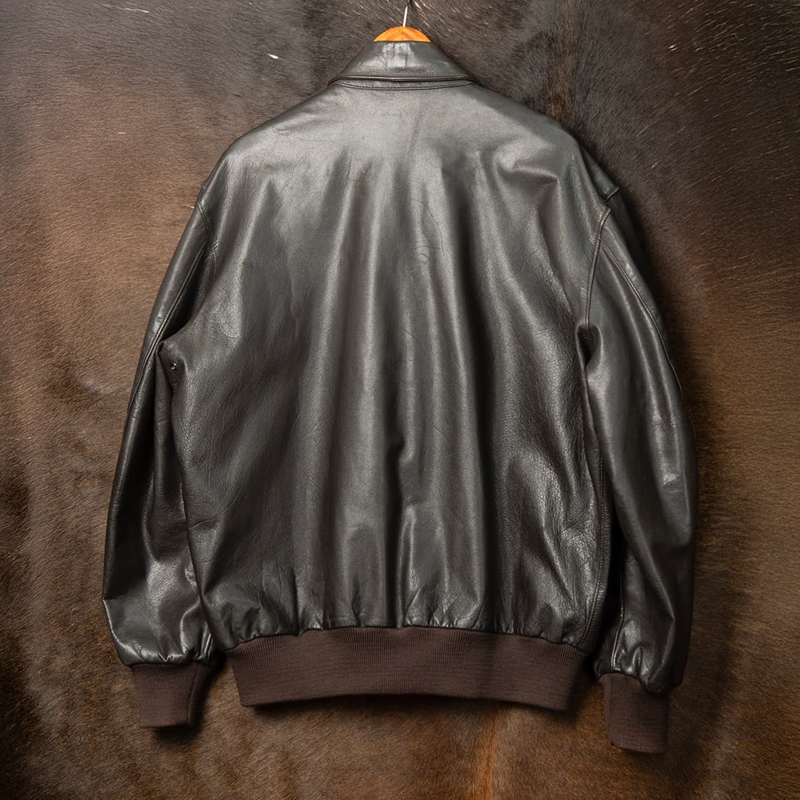 [115] 70s Brigade 고트스킨 A-2 레더 플라이트 자켓  상품이미지6