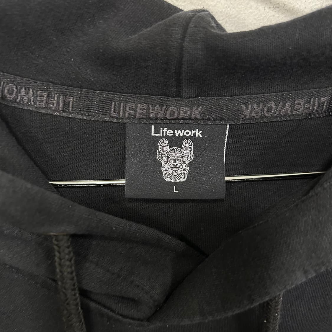 라이프워크 하이드어웨이 실버와펜 후드티 상품이미지3