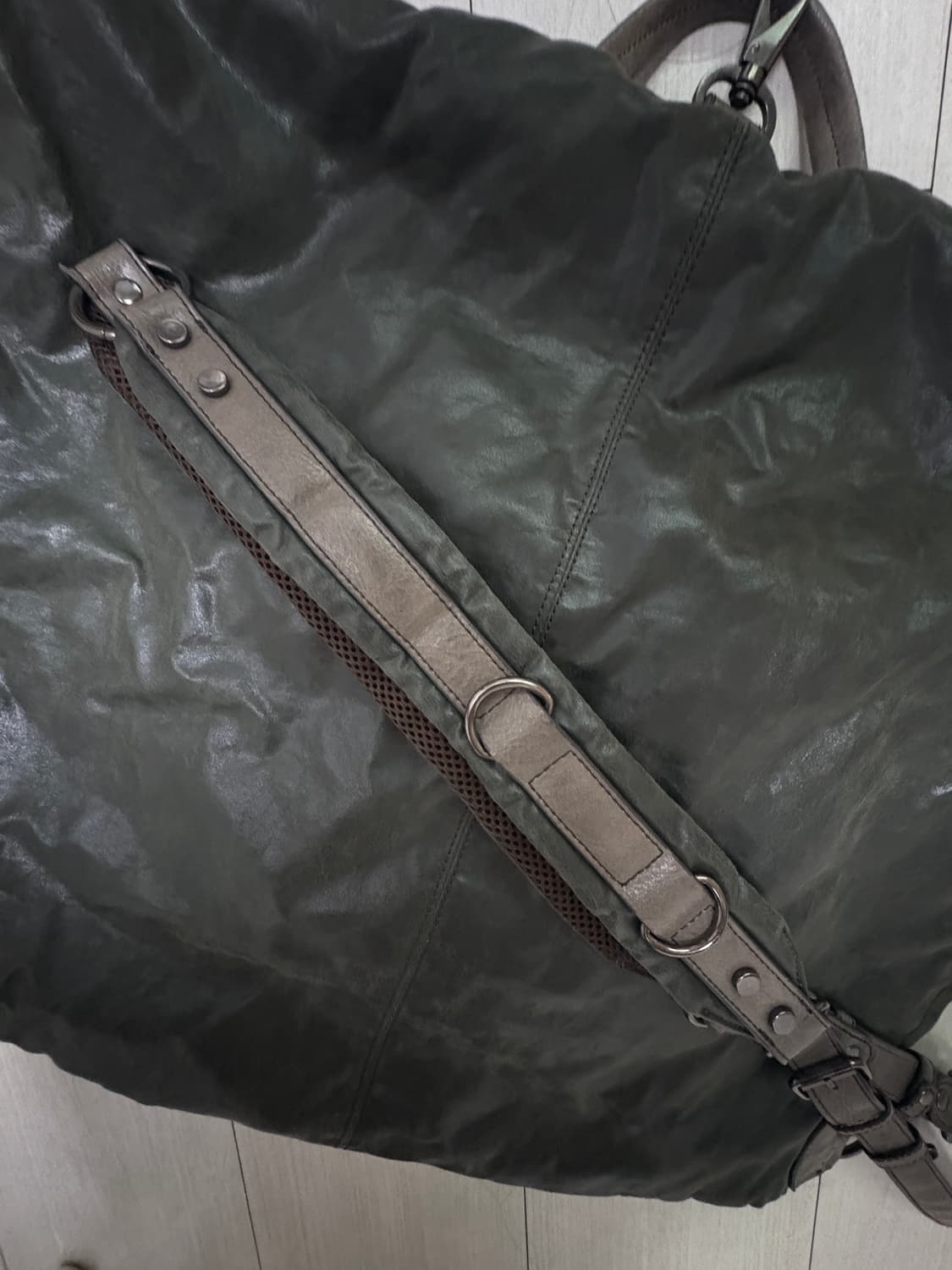 빈티지 백팩 크로스 숄더 백 상품이미지5