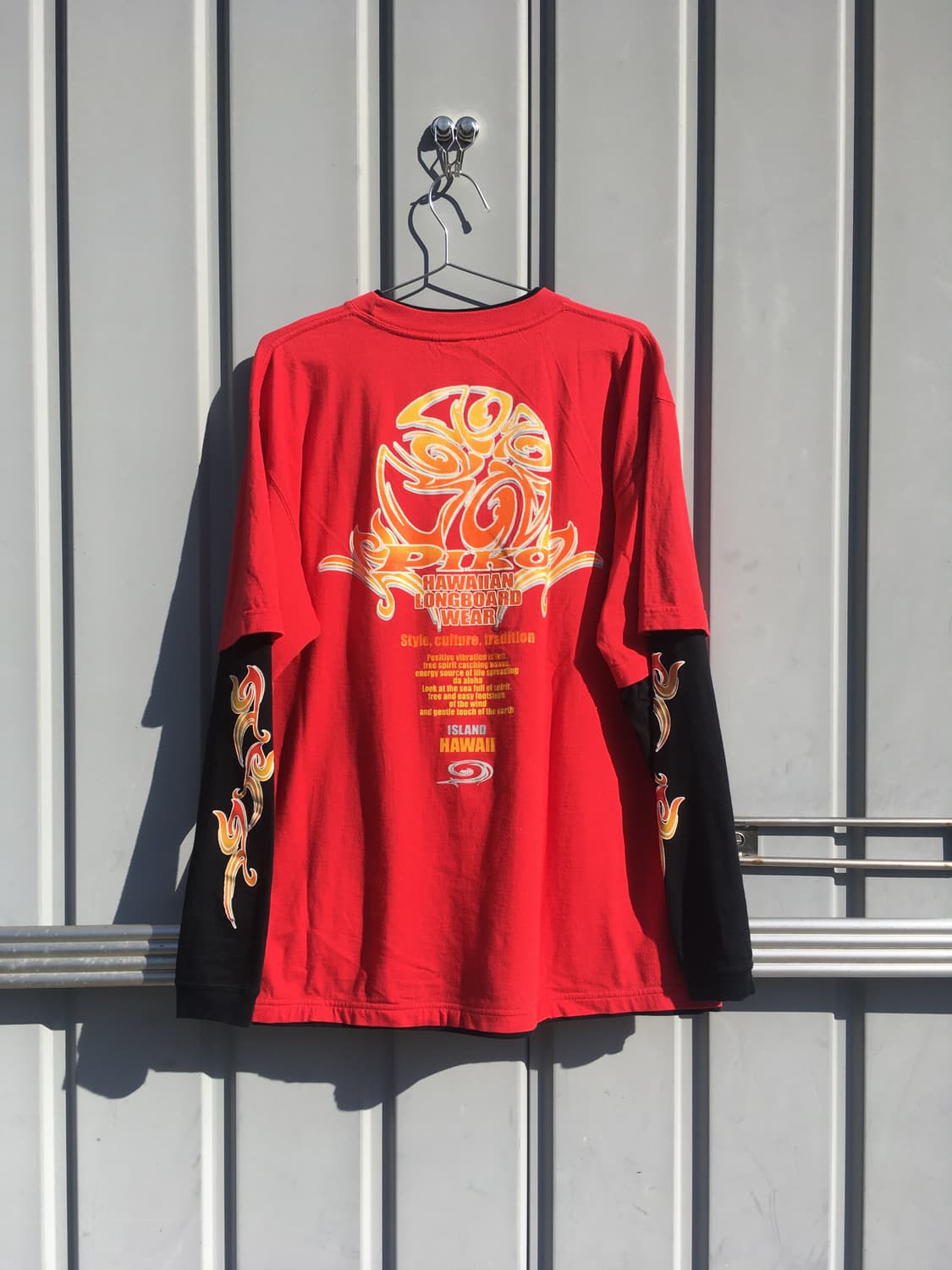 DIKO 플레임 레이어드 반팔 티셔츠 상품이미지2