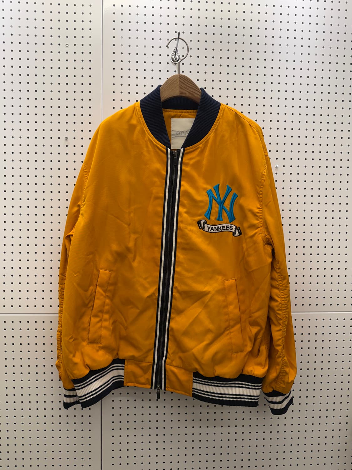 MLB 뉴욕 양키스 빅로고 써모 바시티 자켓 U70 상품이미지2