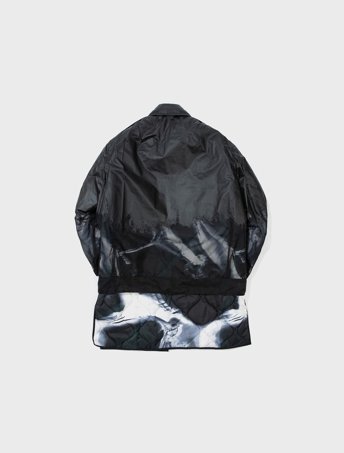 새상품 탁 TAAKK 트랜스페어런트 A-2 플라이트 재킷 블랙  3사이즈 상품이미지3