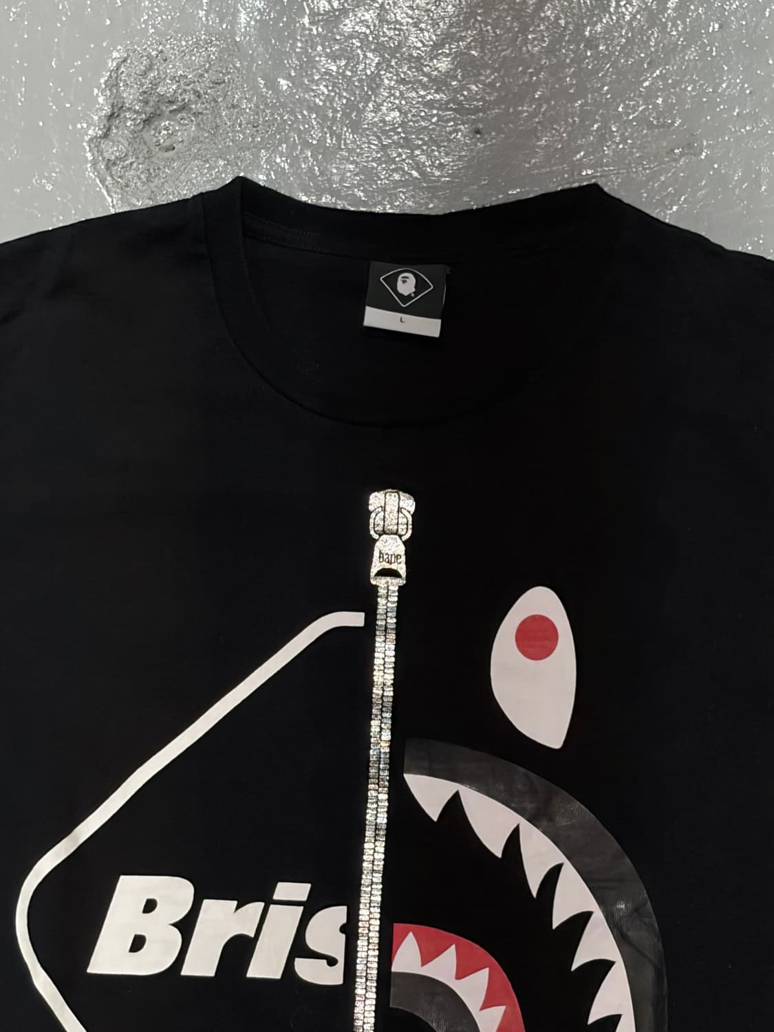 BAPE(베이프) X FCReal Brist SHARK 반팔 티셔츠 상품이미지2