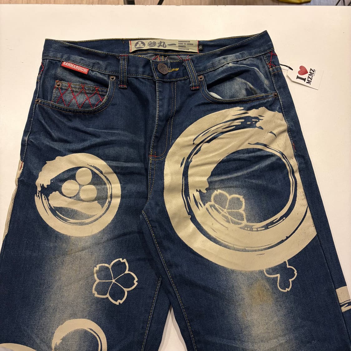 [30] SANMARUHICHI 산마루이치 데님 청바지 프린팅 C559 상품이미지3