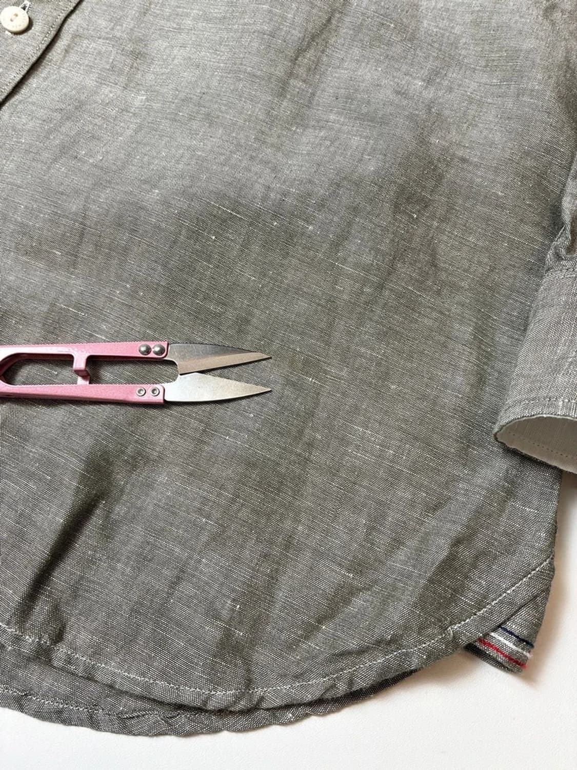 타미 진스 린넨 코튼 솔리드 셔츠 PN8701 상품이미지5