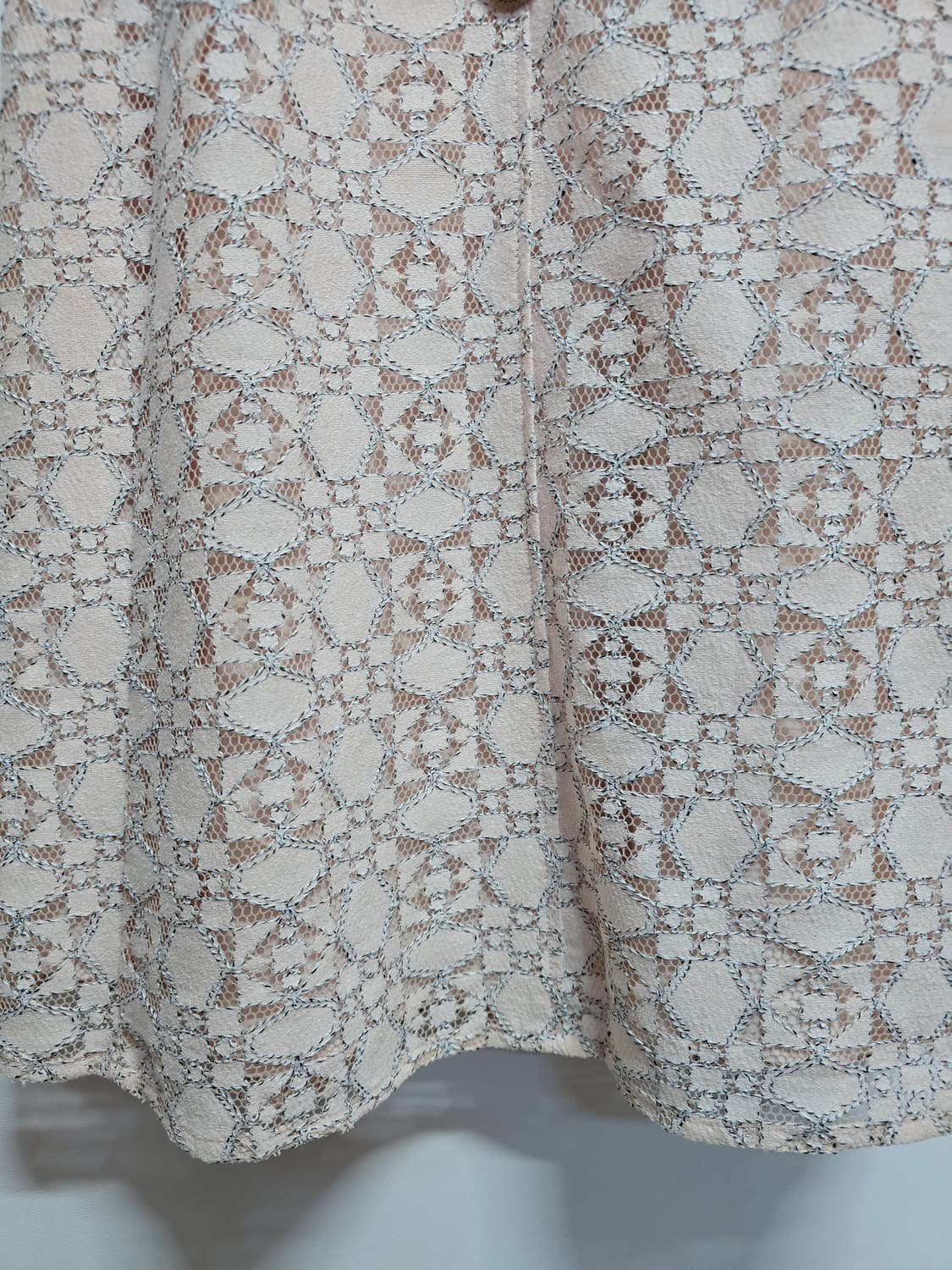 JJ지고트 레이스 카라넥 7부 원피스 상품이미지4