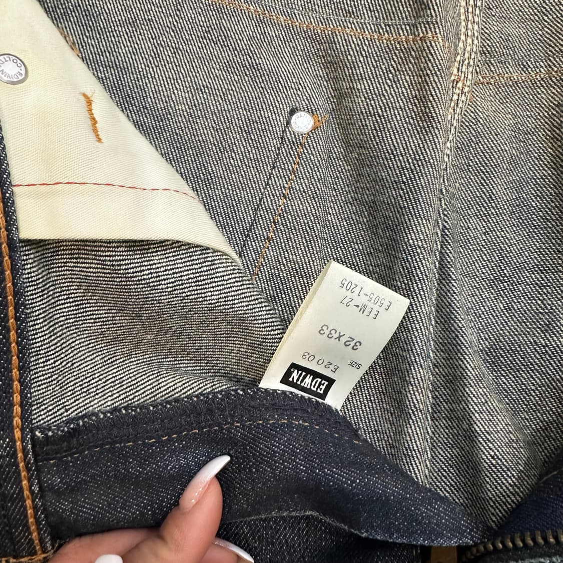 에드윈 이펑션 엔지니어드 데님팬츠(32) 상품이미지6