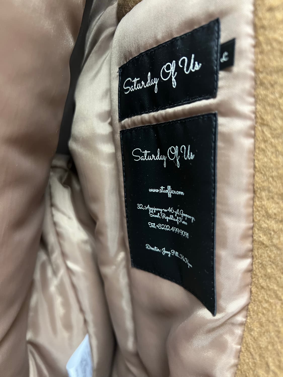 23fw stu 봄버 카멜자켓 L사이즈 상품이미지3