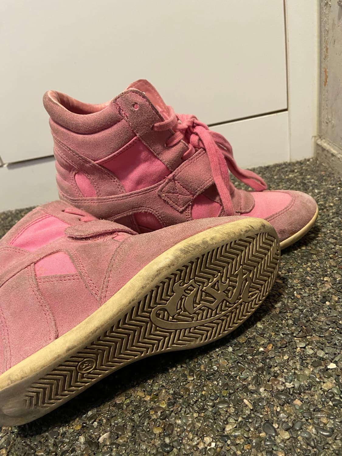 아쉬(Ash) 웨지힐 하이탑 스니커즈 핑크 상품이미지3