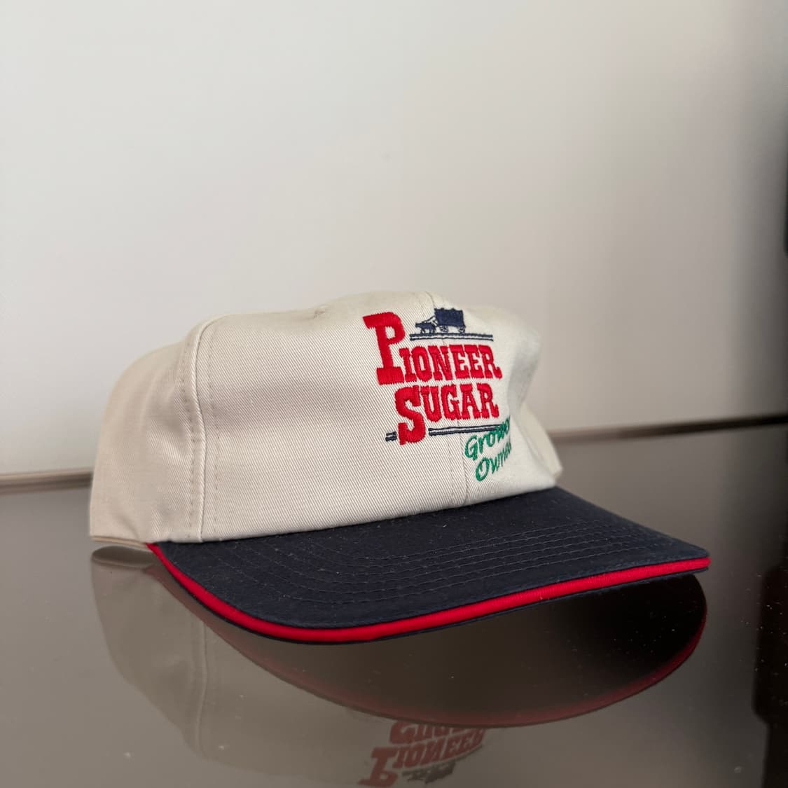 USA PIONEER SUGAR 2002 메쉬캡 빈티지 모자 베이지 상품이미지3