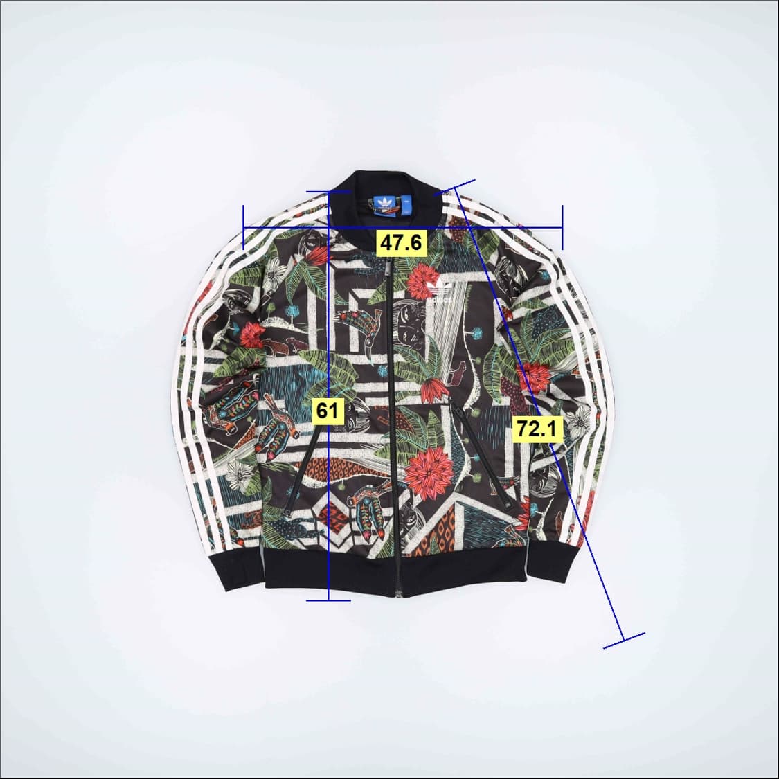 90 아디다스 플라워 슈퍼스타 트랙탑 져지 자켓 4257 상품이미지9