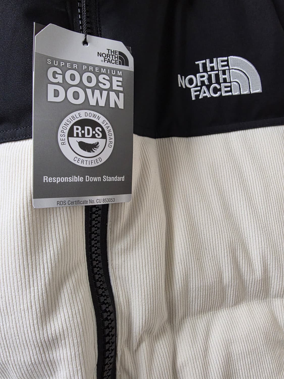 노스페이스 구스 화이트라벨 골덴 크림 눕시 패딩 상품이미지2