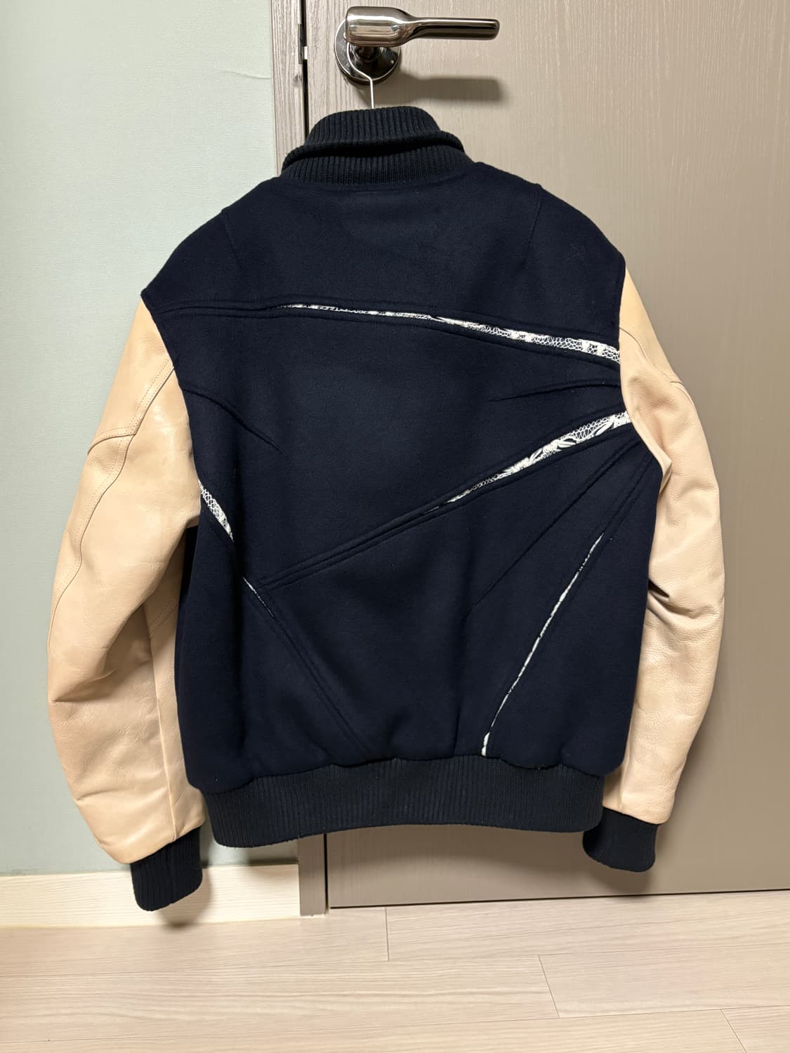 엑슬림 EP.6 03 JACKET 바시티 자켓 네이비 M사이즈  상품이미지2