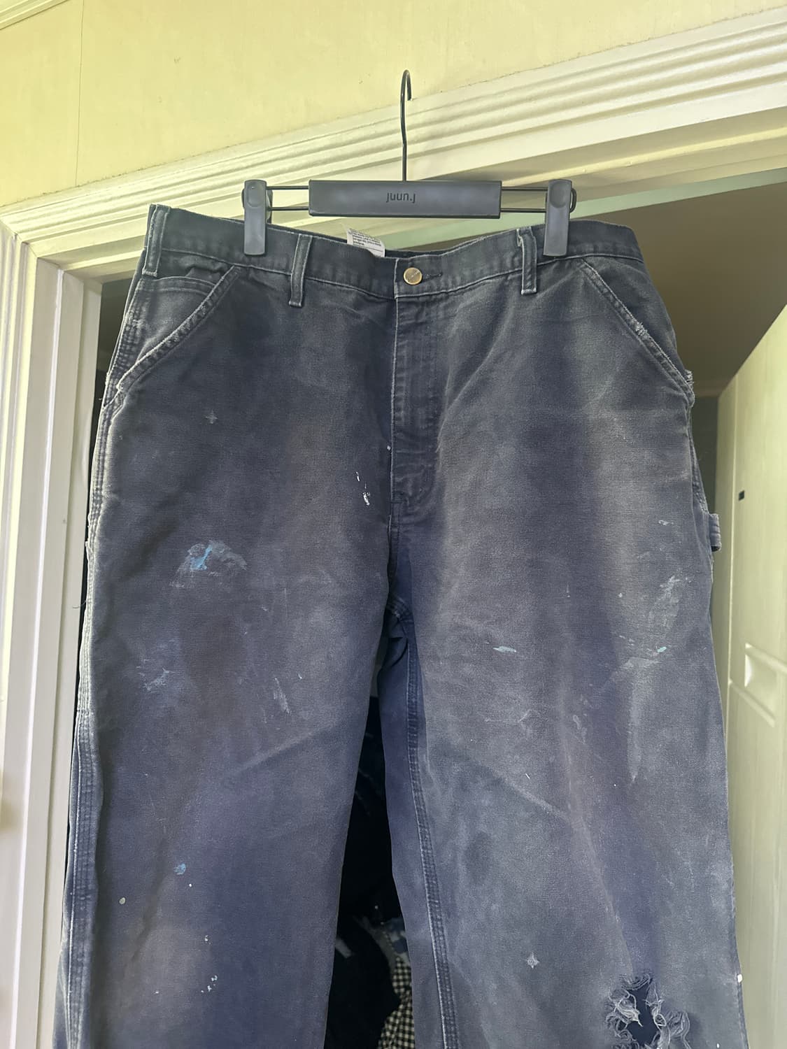 [38X32] 00s 칼하트 싱글니 카펜터 팬츠 B11 MDT 상품이미지2