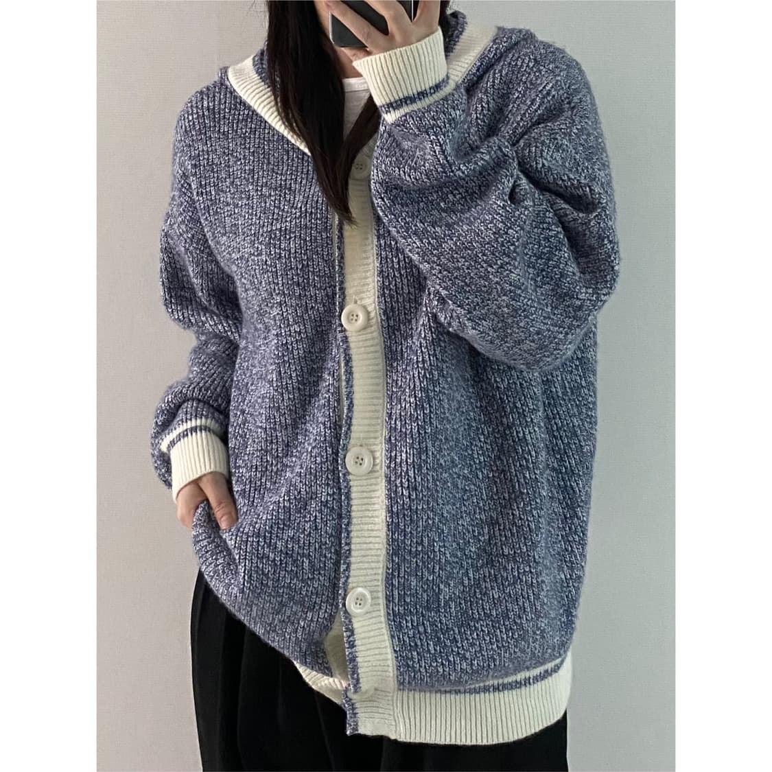오끌레르 니트 가디건 상품이미지2