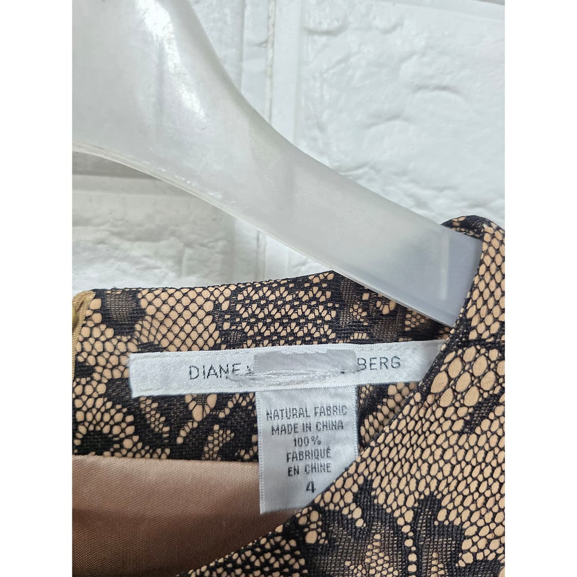 택포) DVF 다이앤 본 퍼스텐버그 레이스 원피스 S 상품이미지2