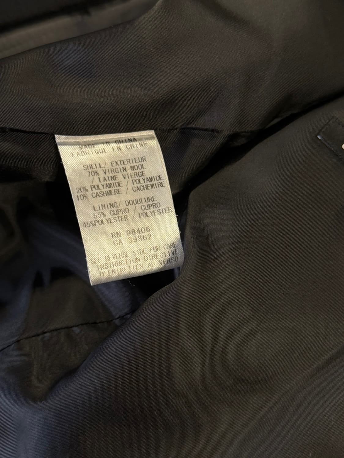 띠어리 울 캐시미어 코트 100 상품이미지6