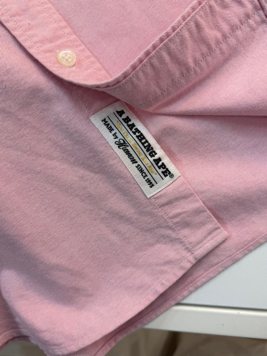 베이프 사루 헤드 옥스포드 셔츠  상품이미지6