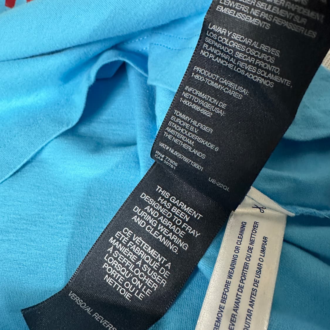 토미 힐피거 자수/프린트 레터링 반팔 티셔츠 상품이미지5