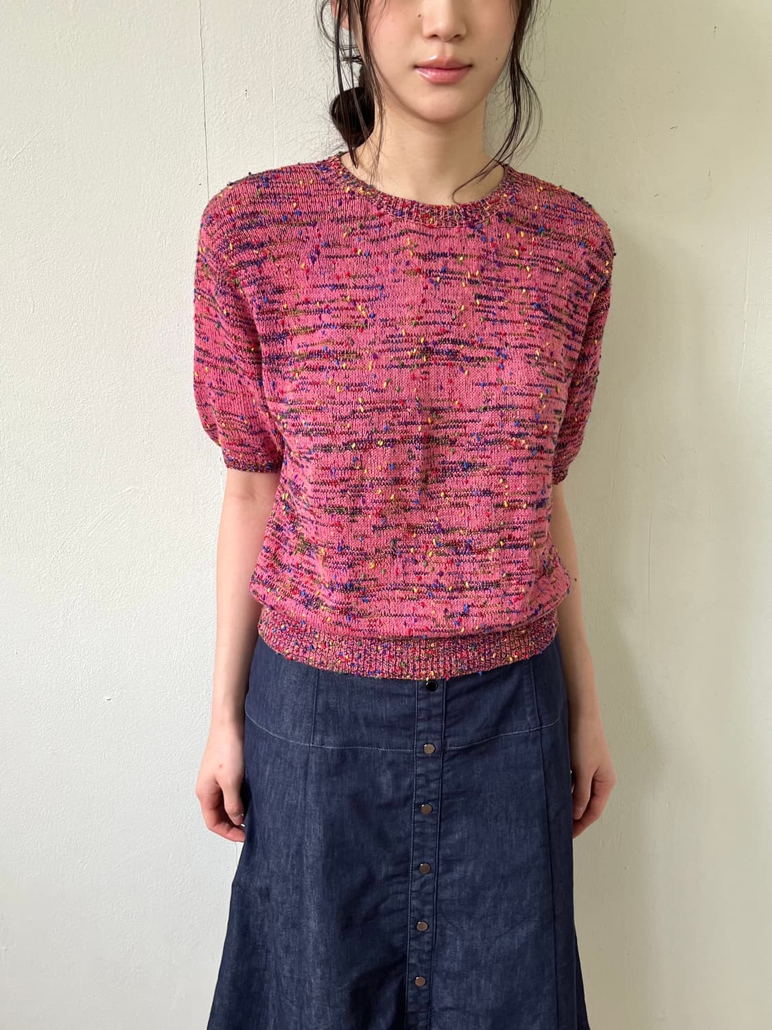 RoyalArtigiano 레인보우 핑크 스웨터 상품이미지5