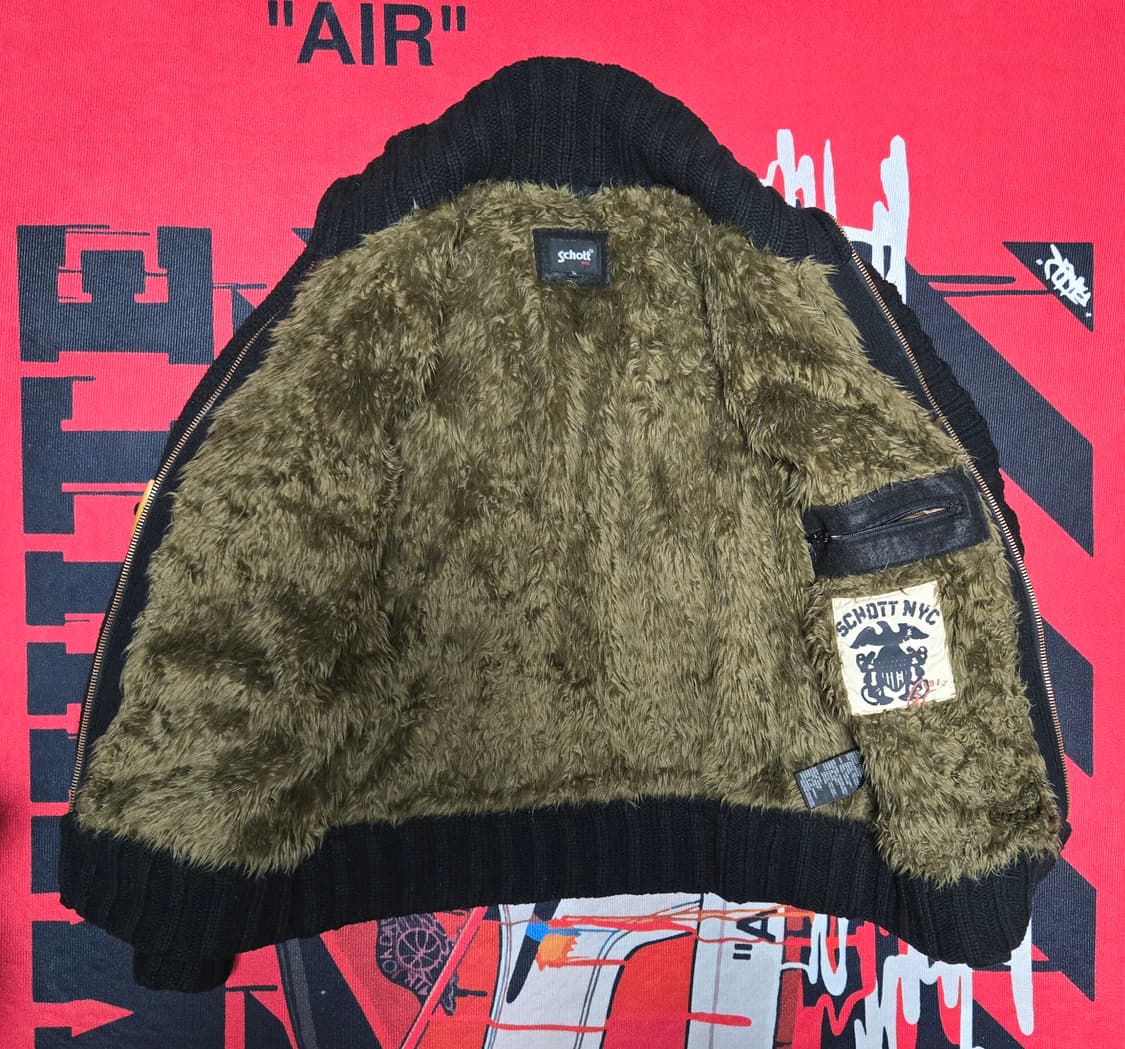 Schott 니트 집업 자켓 상품이미지2