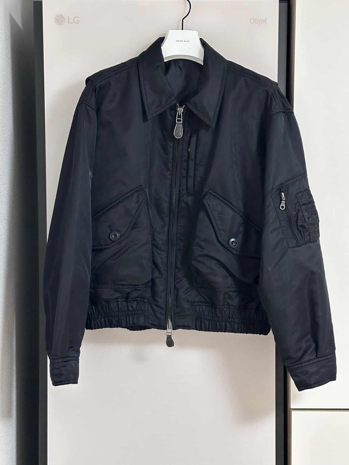 쿠어 MK-3 플라이트 점퍼 블랙 상품이미지3