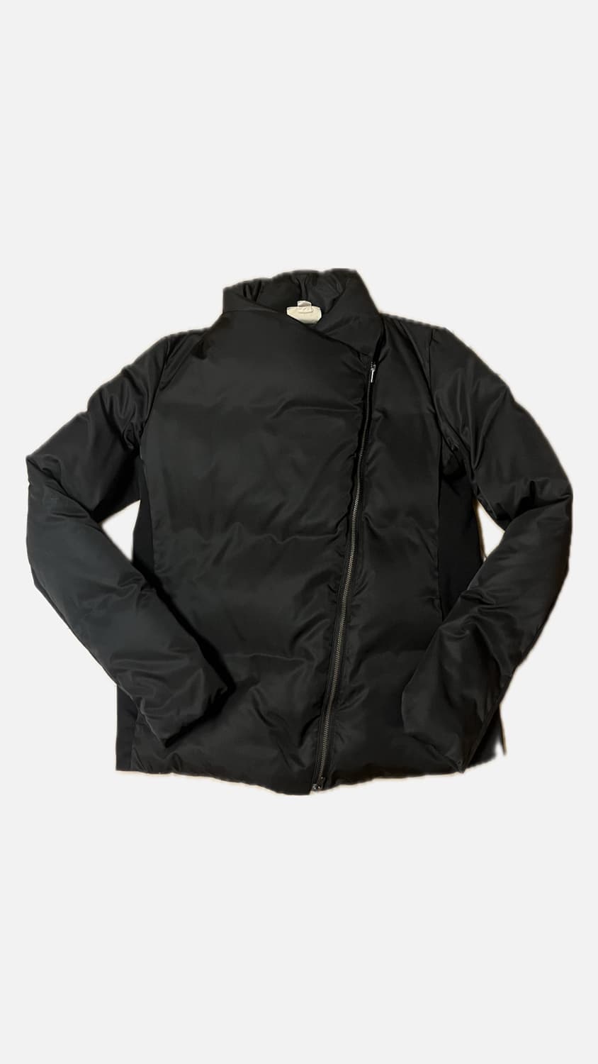 DKNY 비대칭 고딕 사선 지퍼 패딩 상품이미지1