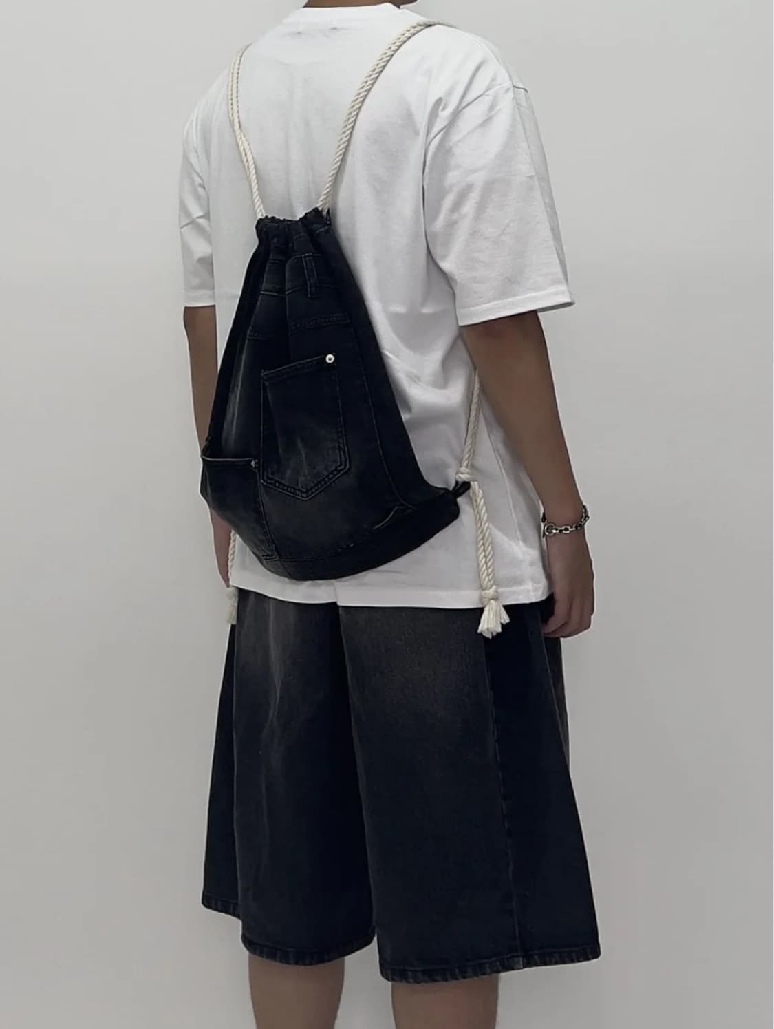 데님 짐색 백팩 상품이미지3