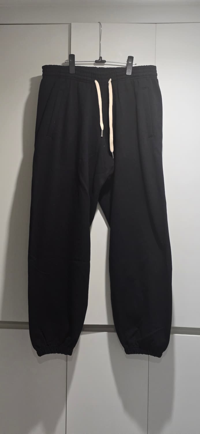 새상품) 네이머클로징 와이드 조거팬츠 블랙 L 상품이미지1