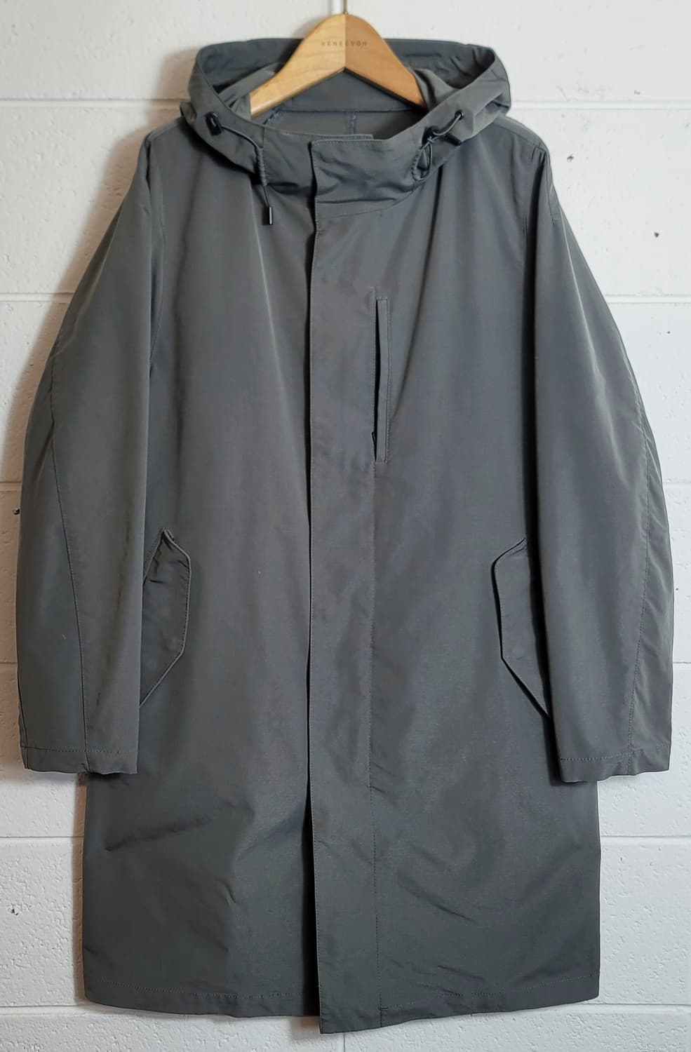 T.I FOR MAN(티아이포맨) 후드 왁싱 야상자켓 판매 상품이미지1