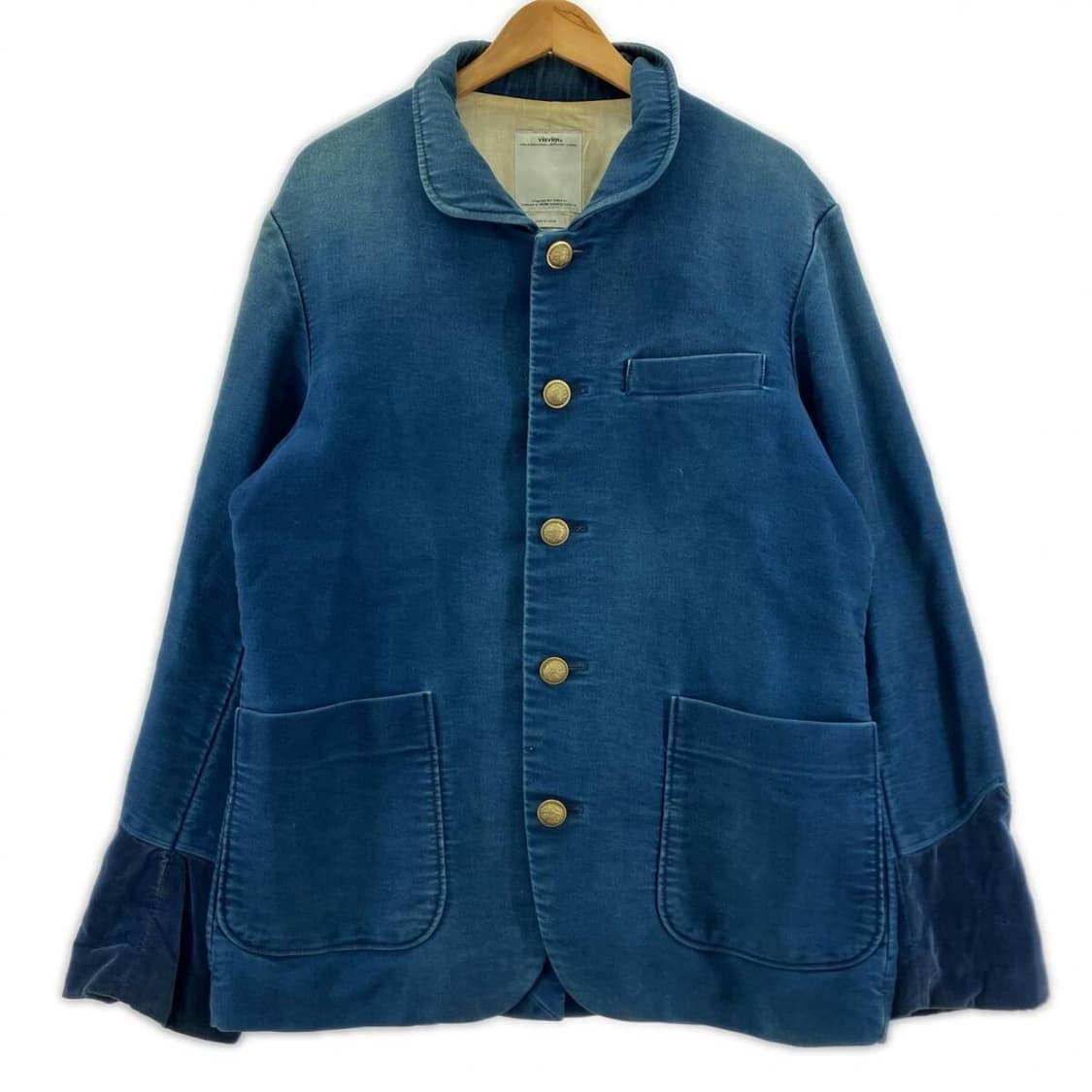 (3) Visvim 데님 블레이저 자켓 블루 상품이미지1