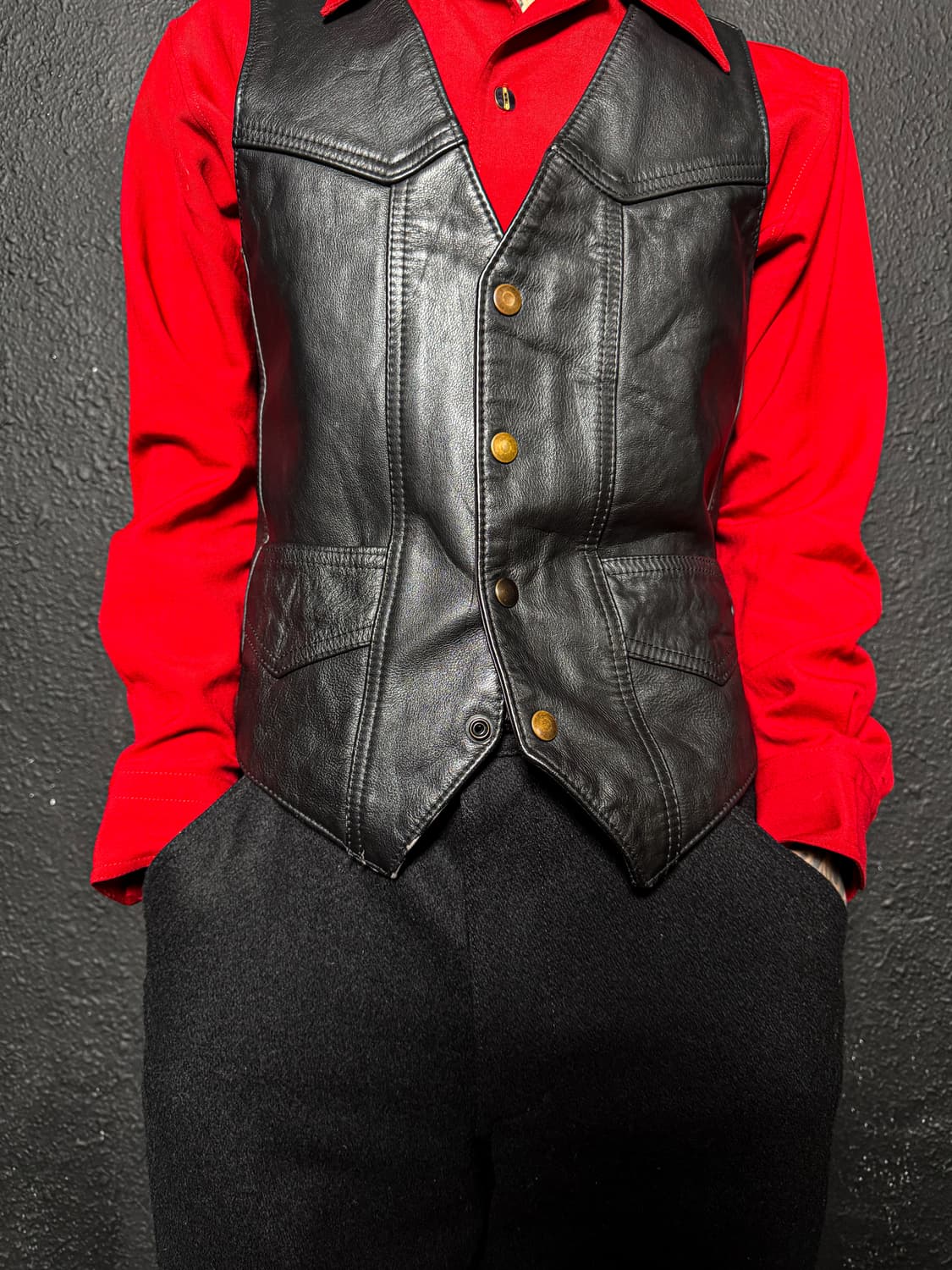 All American Rider – Vintage Leather Ves 상품이미지3