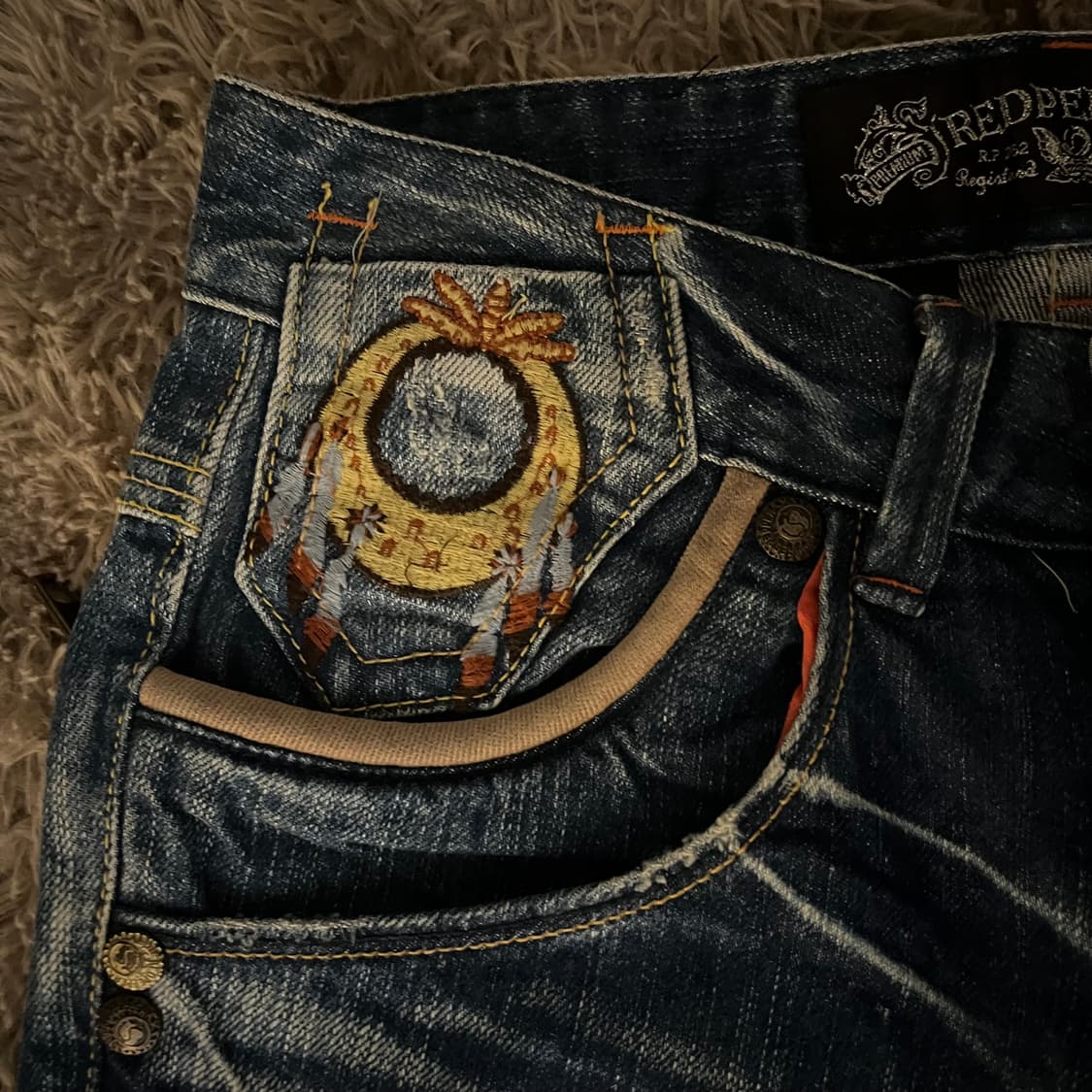 red pepper 레드페퍼 로우라이즈 부츠컷 데님 팬츠 상품이미지2