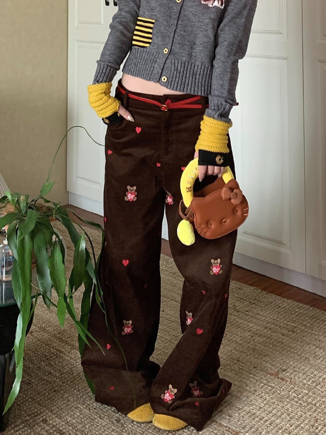 하트베어 코듀로이 팬츠 (4size) 상품이미지4