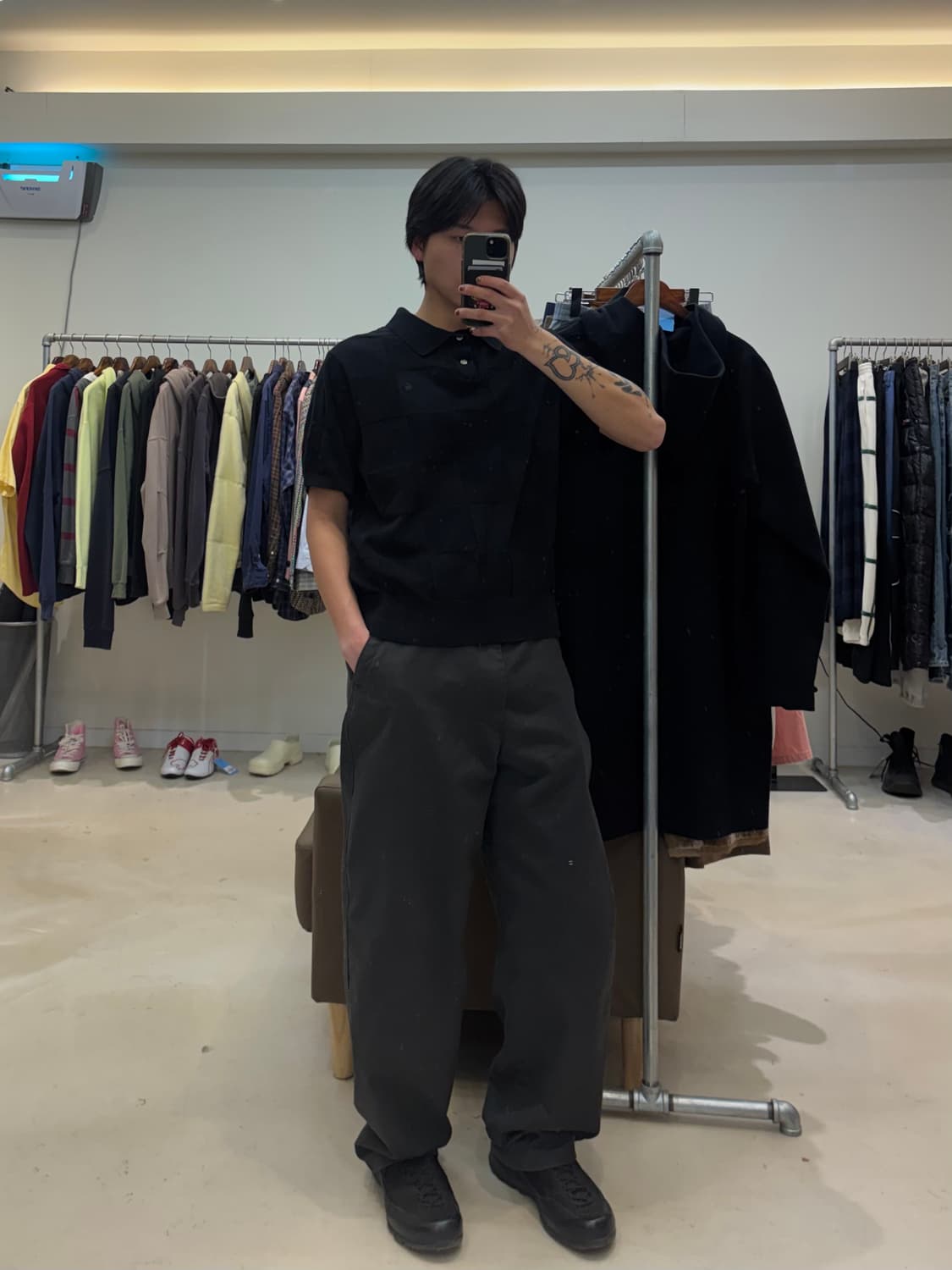 칼하트 wip 체커 폴로티 상품이미지7