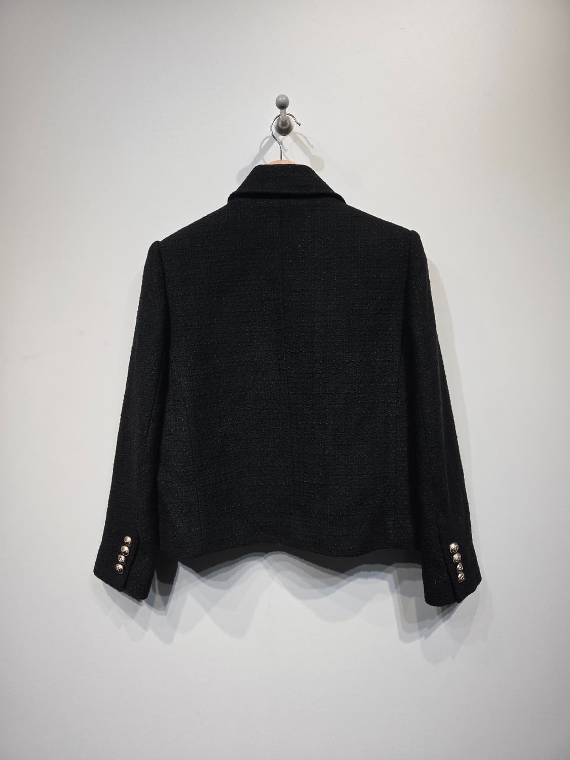 KARL LAGERFELD 칼 라거펠트 블랙 트위드 크롭 자켓 상품이미지6