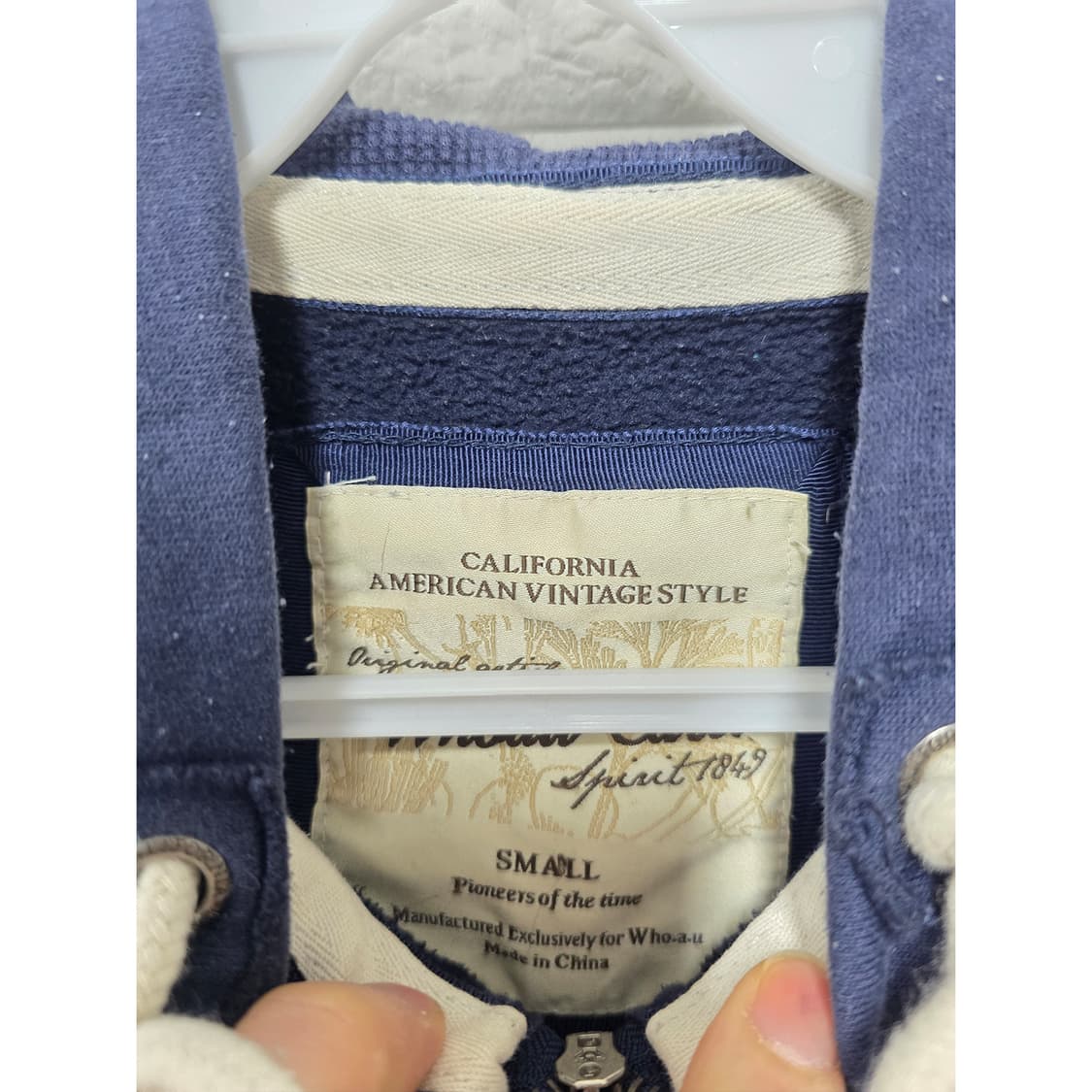 택포_ 후아유 캘리포니아 후드집업 네이비 S 상품이미지2