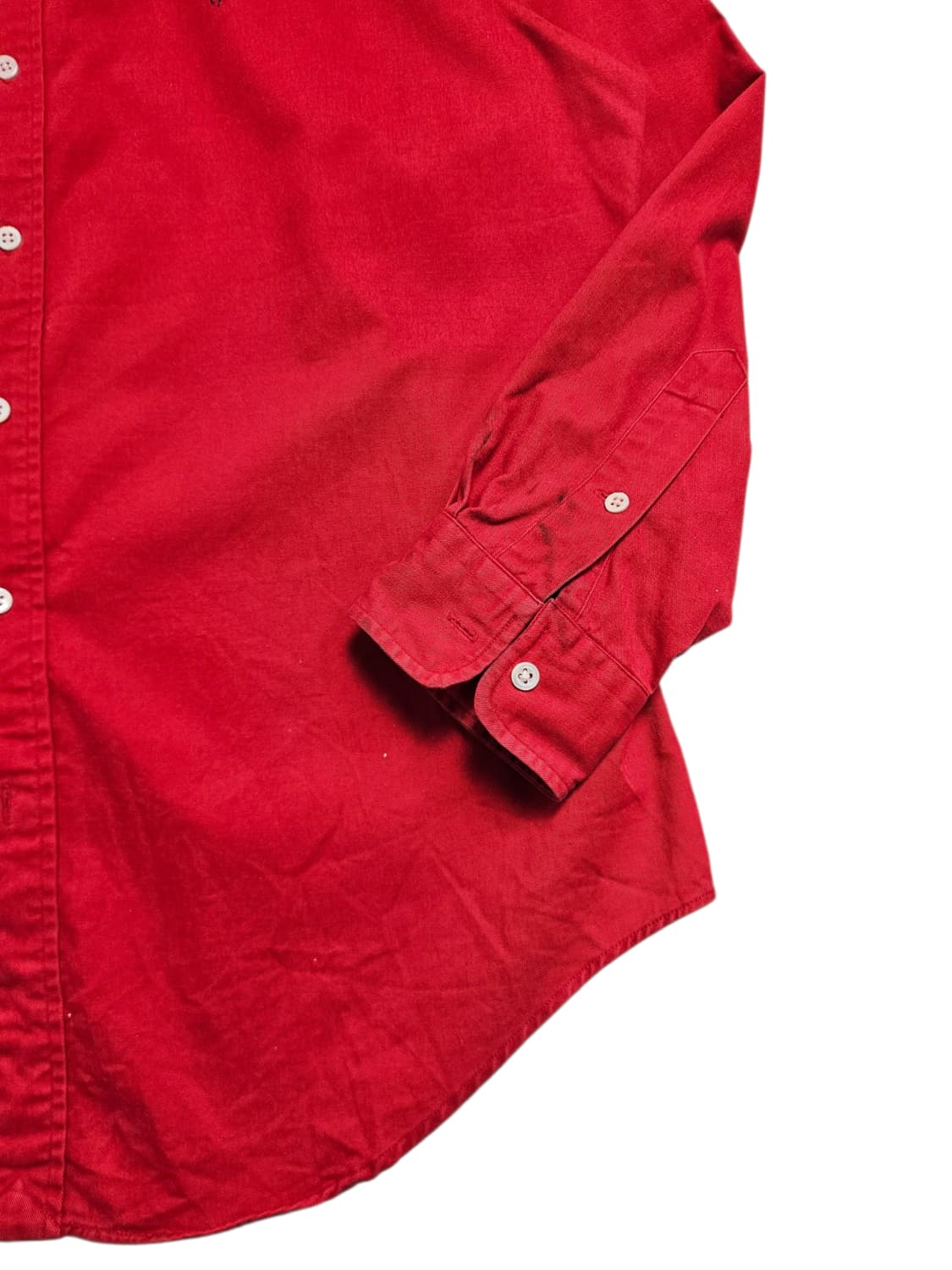 폴로 랄프로렌 코튼 셔츠 레드 상품이미지4