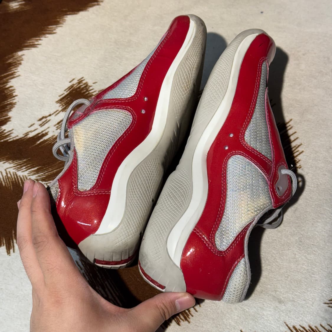 PRADA 프라다 아메리카컵 og 레드 (225-230) 상품이미지4