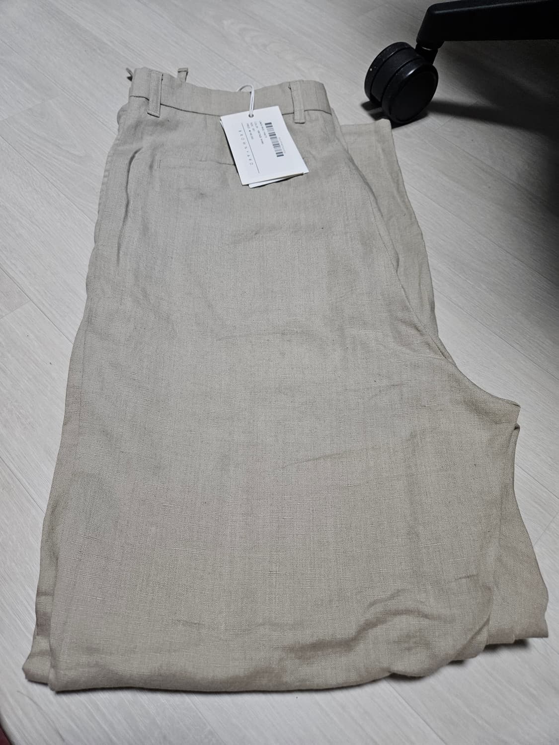 [01] 브라운야드 린넨팬츠 빈티지 카키 상품이미지1
