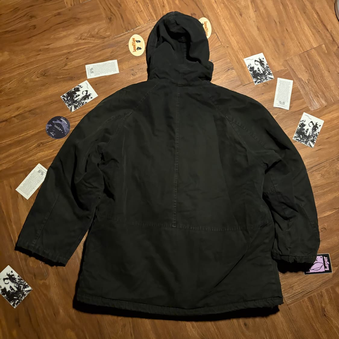 90S CP COMPANY 코튼 캔버스 가먼트 다잉 자켓 상품이미지2