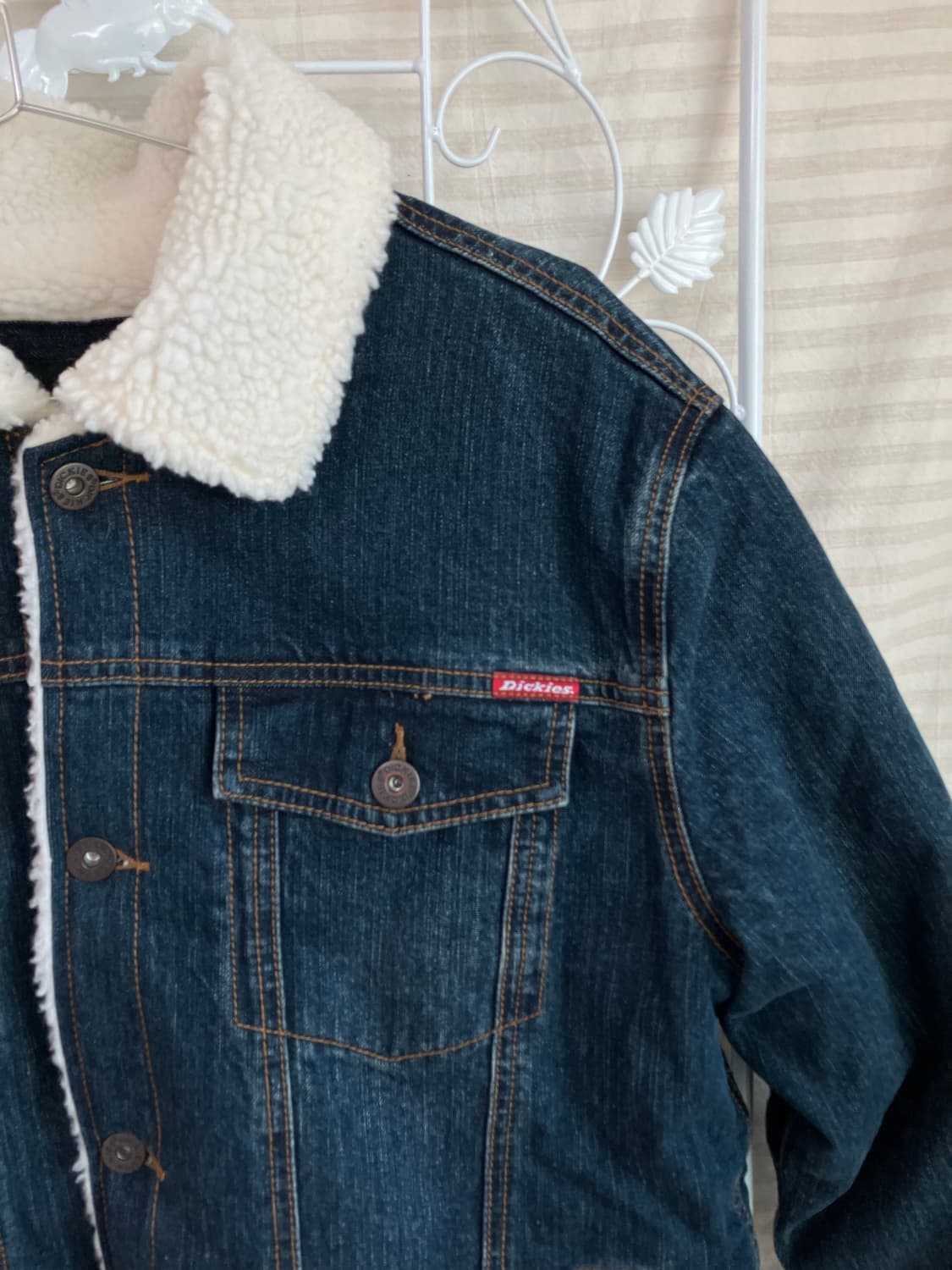 빈티지 디키즈 진청 기모 자켓 y2k 스트릿 갸루 펑키 일본빈티지  상품이미지4