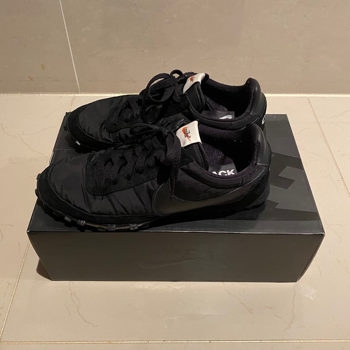 [260] 나이키 x 블랙 꼼데가르송 와플 레이서 블랙 상품이미지3