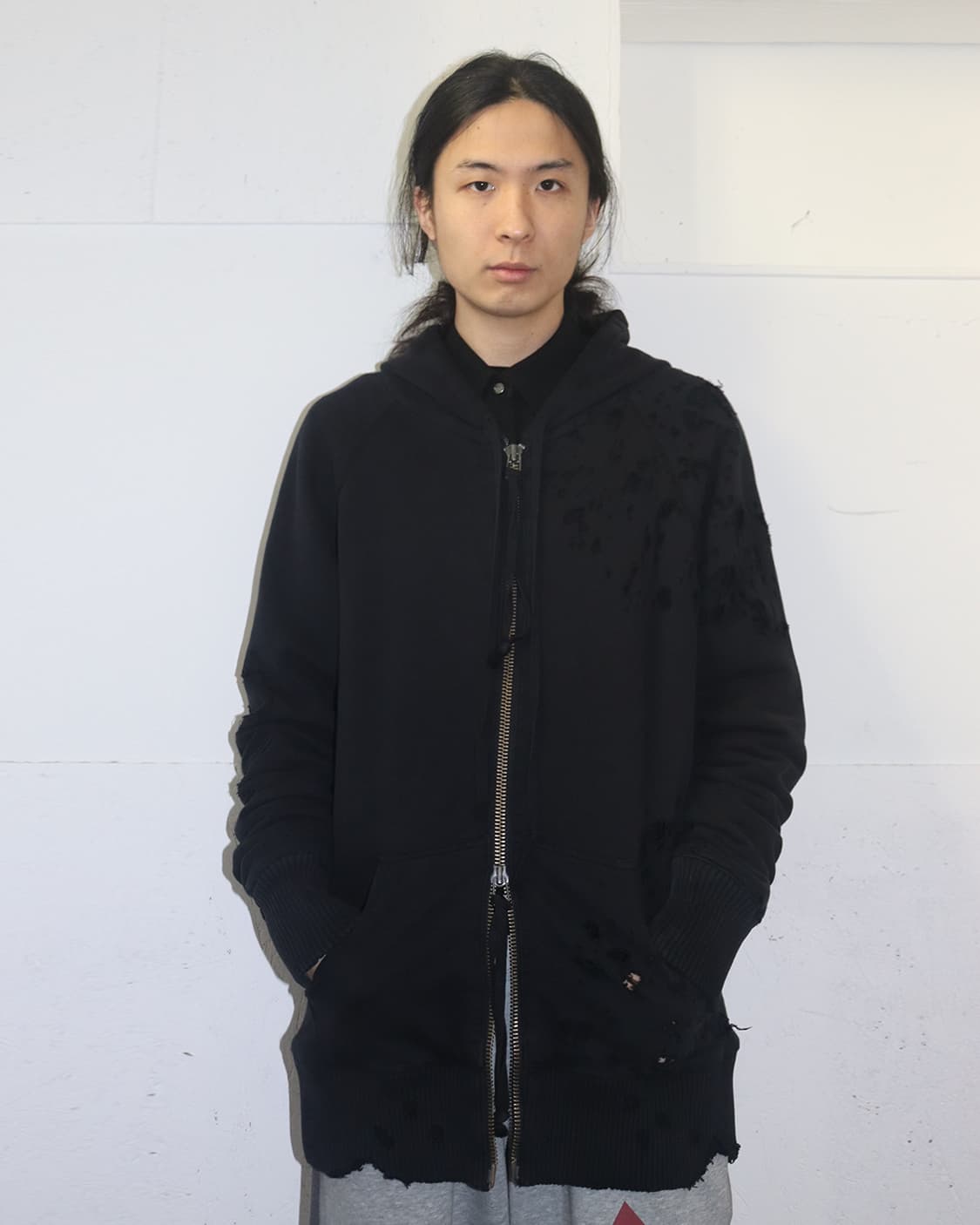 그렉 로렌 디스트로이드 프론트 집 후디 상품이미지1